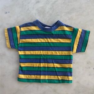 Vintage Great Lakes striped boys tee